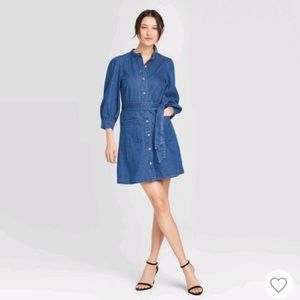 Who what wear denim dress XS